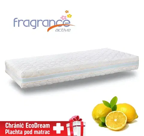 Matrace Fragrance Lemon z paměťové pěny DreamBed - 95x200cm