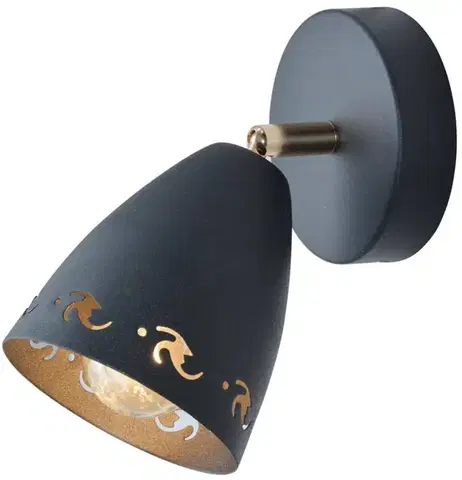 Nástěnná lampa 1X40W E14 černá COTY
