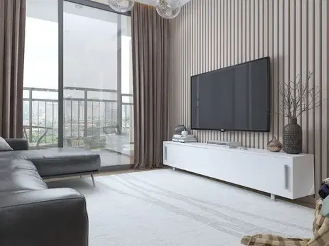 TV stolek Nehi - White, White