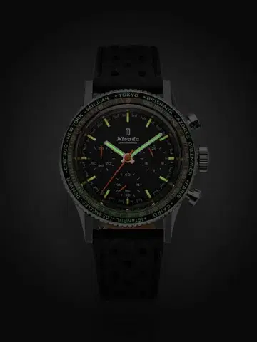 Nivada Grenchen Chronoking Mecaquartz - Inter. Bezel - Bracelet Flat Link