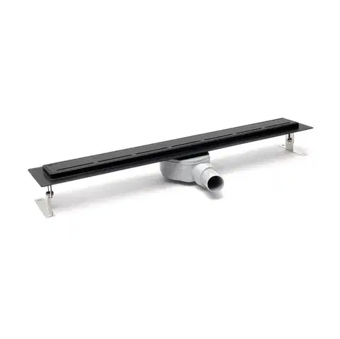 Sprchový žlab SAT 75 cm nerez černý ZLAB80NRZBL ZLAB80NRZBL