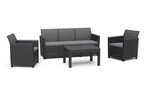 KETER Zahradní set CLARA 5 Orlando table | grafit