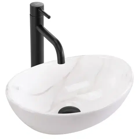 REA Umyvadlo na desku SOFIA Mini Cloudy REA-U9236