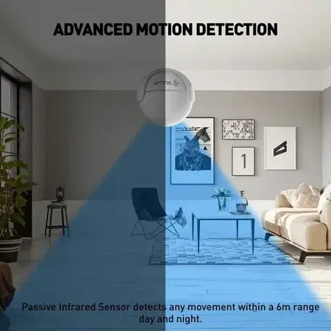 Tellur WiFi smart pohybový senzor, PIR, bílý
