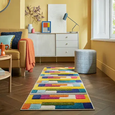 Flair Rugs, Běhoun Spectrum Mambo Multi, 66x300, vícebarevná, chodba / předsíň