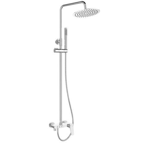 INVENA Sprchový sloup s baterií, Alonia Trend, chrom AU-70-D01-V