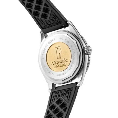 Nivada Grenchen Aquamar Black - Flat Link Bracelet