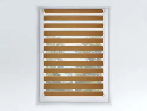 FEXI Roleta Den a noc, Origin slim karamel, A 038, 220x118 cm