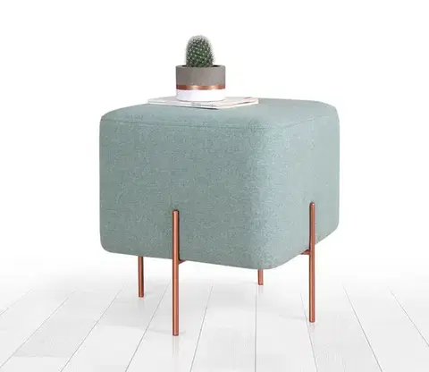 Hanah Home Taburet COPPER zelená