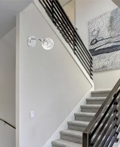 LED SMD nástěnná lampa BOLO CHROM