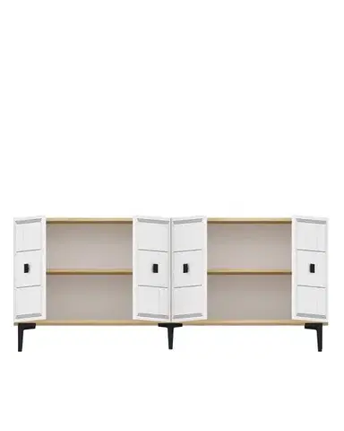 Konzolový stolek Yuka 150 - Sapphire Oak, White