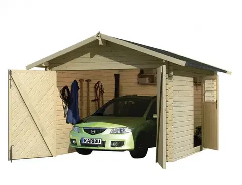 Přístřešek na auto 297 x 447 cm smrk Dekorhome