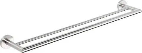 SAPHO X-STEEL dvojitý držák ručníků 600, nerez mat XS403