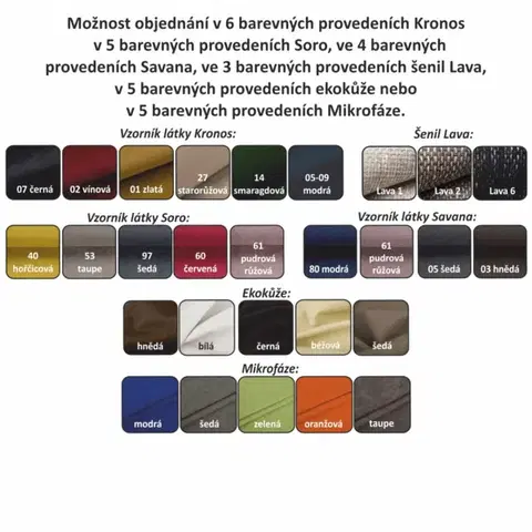 Klubové křeslo CUBA Tempo Kondela