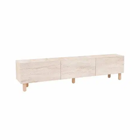 Televizní stolek Alvin Travertine