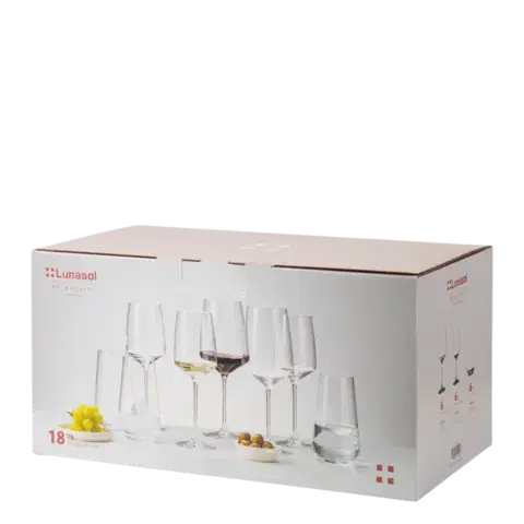 Startovací set nádobí 60 ks — Premium Platinum Line silver - W0183