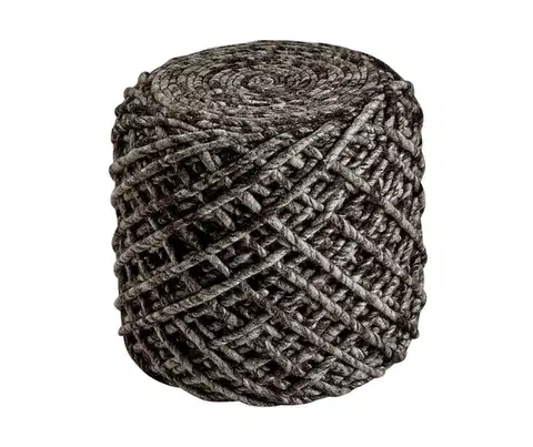 Obsession Sedací vak ROYAL POUF POR 888 Coffee - 40 x 40 x 40 cm cm