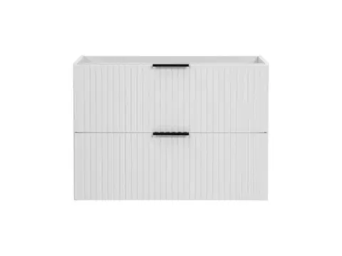 COMAD Skříňka pod umyvadlo 80cm 2 zásuvky ADEL WHITE 5907611654927