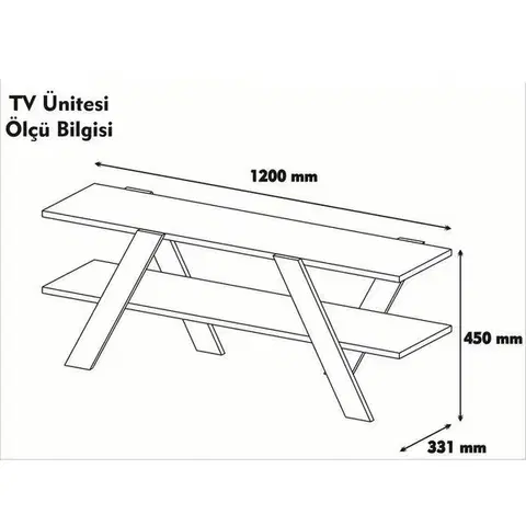TV stolek Basic - 146