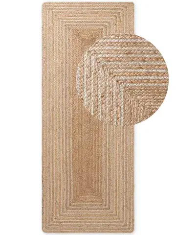 Hanse Home, Běhoun Juno 106328 White Gold, 80x200, béžová, chodba / předsíň
