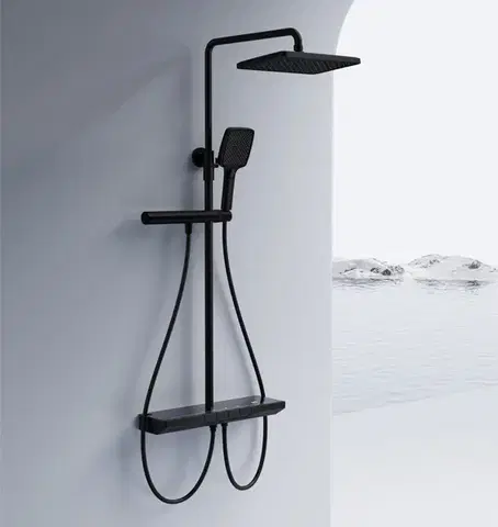 REA Sprchový set s termostatem Pedro Black REA-P0897