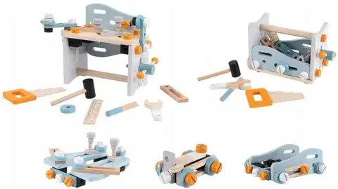 Dřevěná dílna pro děti stolek na nářadí ECOTOYS