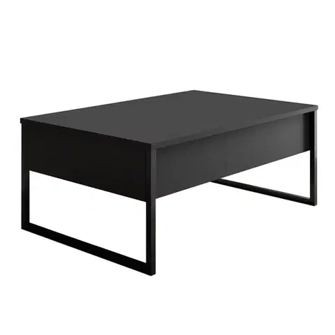 Konferenční stolek Luxe Anthracite and Black