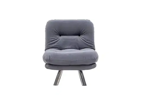 Rozkládací křeslo Misa Small Solo - Grey