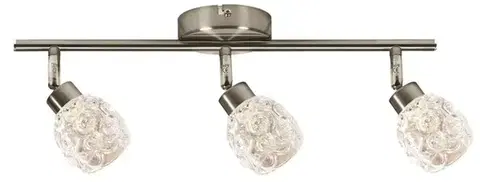 Stropní bodová lampa 3x40W G9 saténová Milos