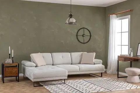 Rohová sedací souprava Mustang Small Left - Beige