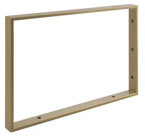 SAPHO Podpěrná konzole 490x330x40, lakovaná ocel, zlato mat, 1 ks 30377