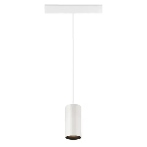 BIG WHITE SLV NUMINOS S 48 V TRACK DALI, závěsné svítidlo, bílé/černé, 16 W, 970 lm, 2700 K, CRI90, 40° 1006825