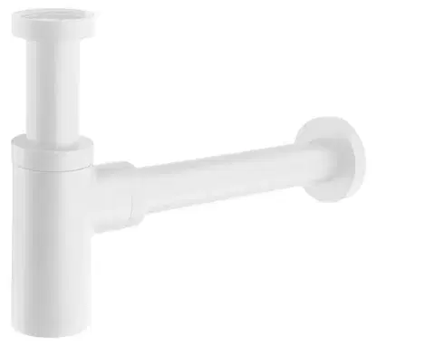 SAPHO Umyvadlový sifon 5/4", odpad 32, kulatý, bílá mat SI514