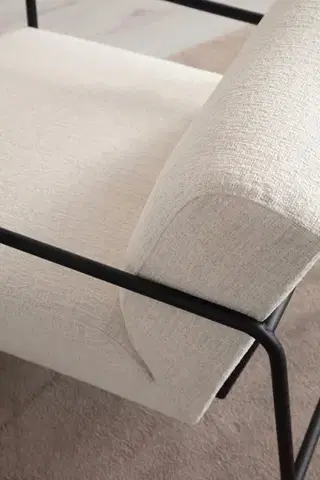 Křeslo ušák Eti Bergere - White