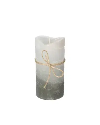 Svíčka  Dorotea 15 cm dark grey cristal