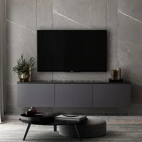 Televizní stolek Neon Anthracite