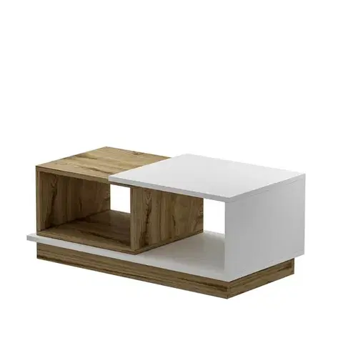 Konferenční stolek Viana White and Oak