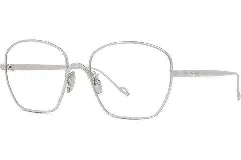 Loewe Slim Silver Geometric Eyeglasses - ONE SIZE (55)