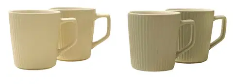 PROHOME - Hrnek keramický 10cm sada 2ks různé barvy