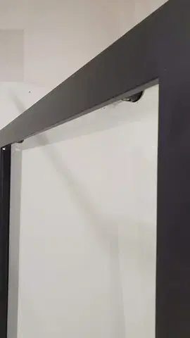 OLSEN SPA Sprchové dveře do niky TREOS NEW BLACK Barva rámu Černá matná, Rozměr A 100, Směr zavírání Univerzální Levé / Pravé, Výplň Čiré bezpečnostní sklo 6 mm OLBTREO100BC