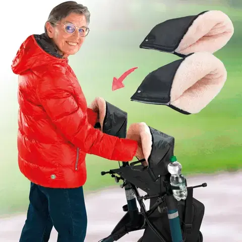 Ohřívače rukou pro invalidní vozíky,1pár