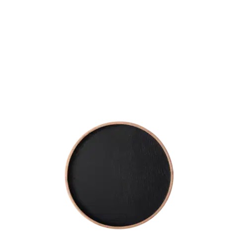 Kulatý tácek Ø 22 cm, V: 3.5 cm – Elements Wood Wengue - 593978