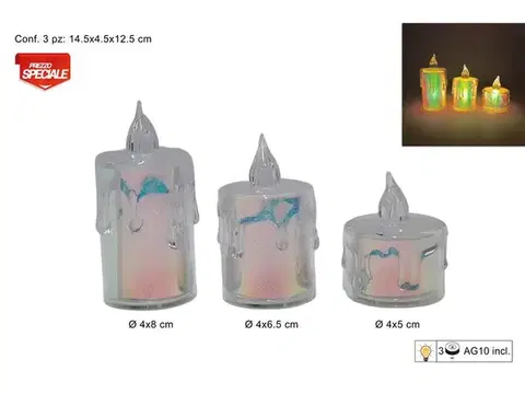 PROHOME - Svíčka LED 3ks