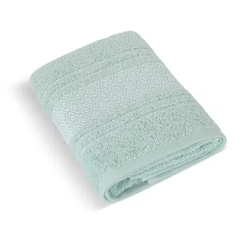 Bellatex Ručník Froté Mozaika mint, 50 x 100 cm
