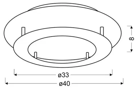 Stropní světlo MERLE 40 cm Candellux