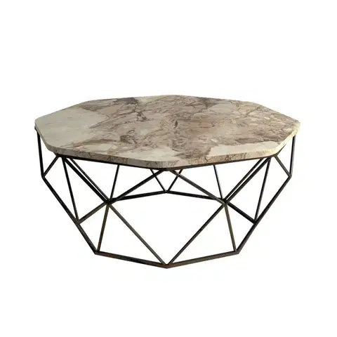 Konferenční stolek Diamond - White Marble