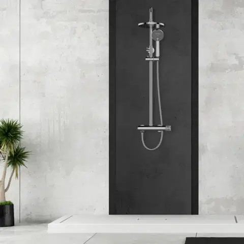 INVENA Sprchový sloup STONE PLUS, chrom AU-P3-001-V