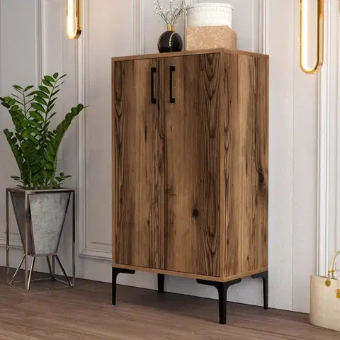 Hanah Home Botník PRAG ořech