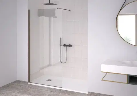 FORTE Sprchový kout FUSION COLORS FC A1FS Barva rámu Chocolate, Materiál Technopolymer, Rozměr A 80, Rozměr B 80, Rozměr C 190, Směr zavírání Univerzální Levé / Pravé, Výplň Grape bezpečnostní sklo 6 mm BCATYP-BCOA1FS12401497
