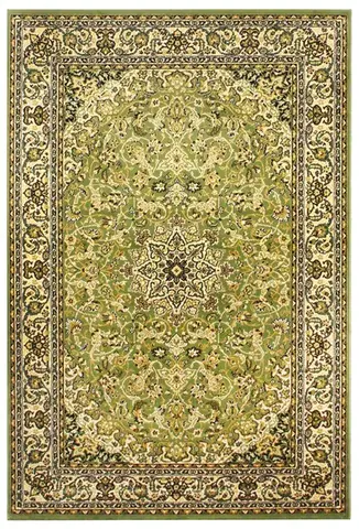 Sintelon, Kusový koberec SOLID 55 APA, 200x300, zelená, chodba / předsíň